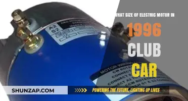 1996 Club Car Electric Motor Size Guide: What You Need