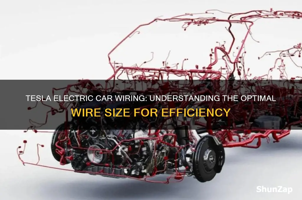what size of tesla electric car use for wires