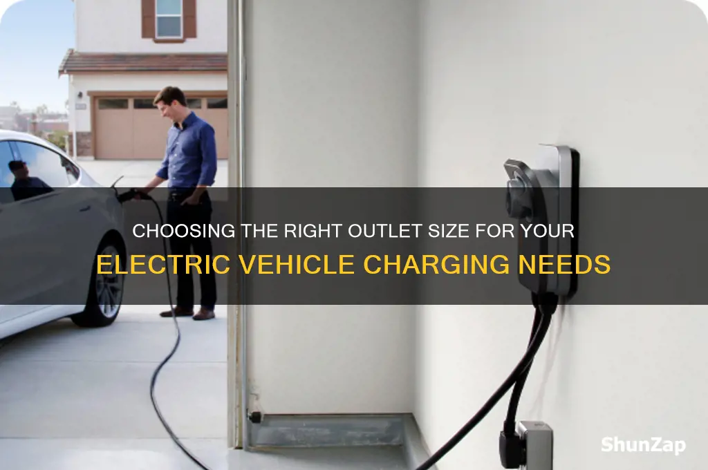 what size outlet for electric car