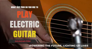 Choosing the Right Pick Size for Electric Guitar Playing