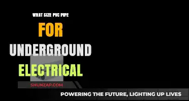 Underground Electrical: Choosing the Right PVC Pipe Size