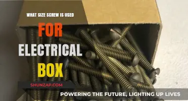 Choosing the Right Screw Size for Your Electrical Box Installation