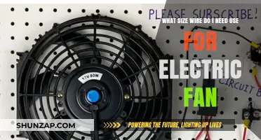 Choosing the Right Wire Size for Your Electric Fan Setup