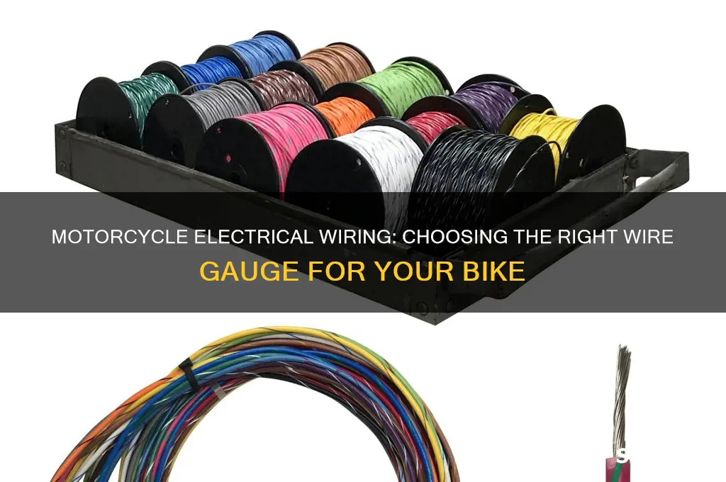 what size wire do they use for motorcycle electrical