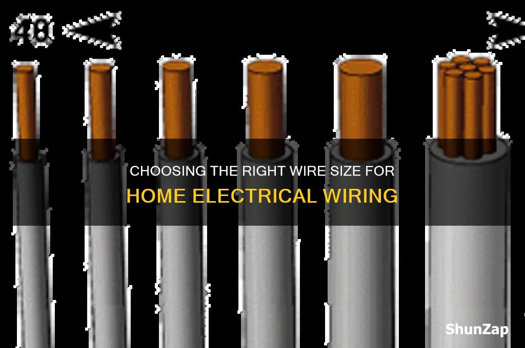 what size wire is used for electrical in housing