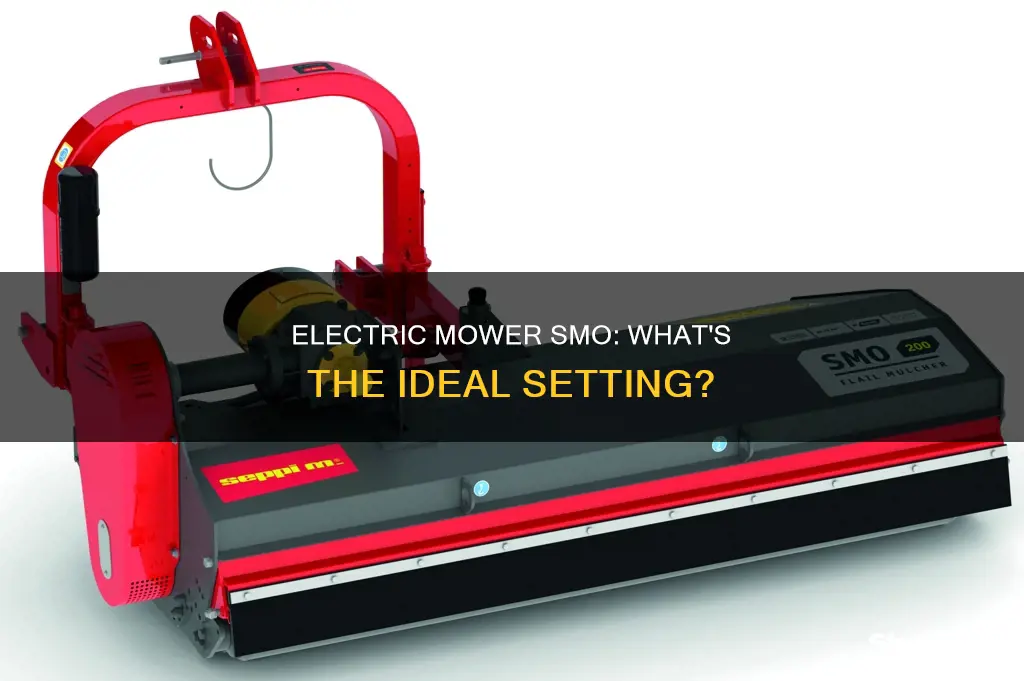 what smo should an electric mower be