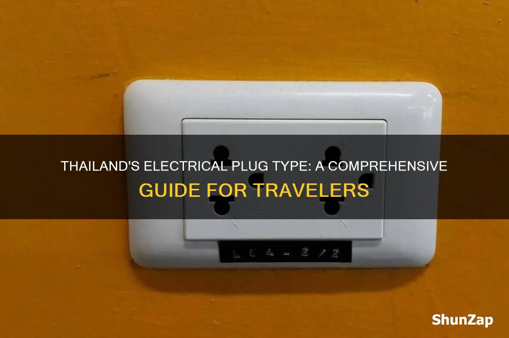 what sort of electrical plug is used in thailand