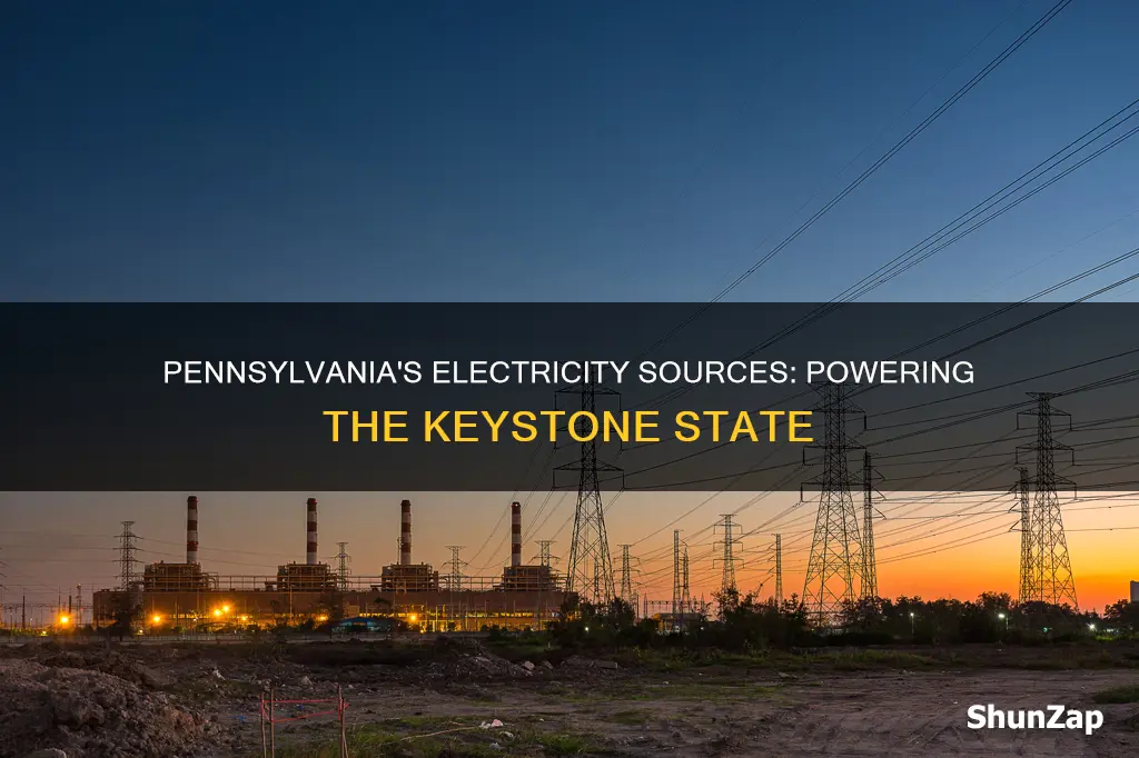 what sources of electricity exist in pennsylvania