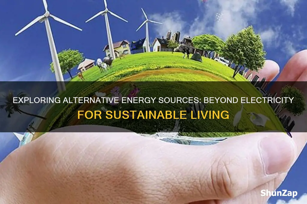 what sources of energy do you use besides electricity