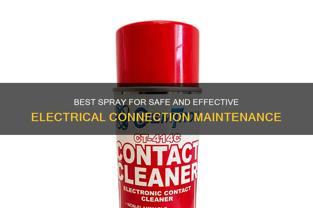 what spray to use on electrical connections