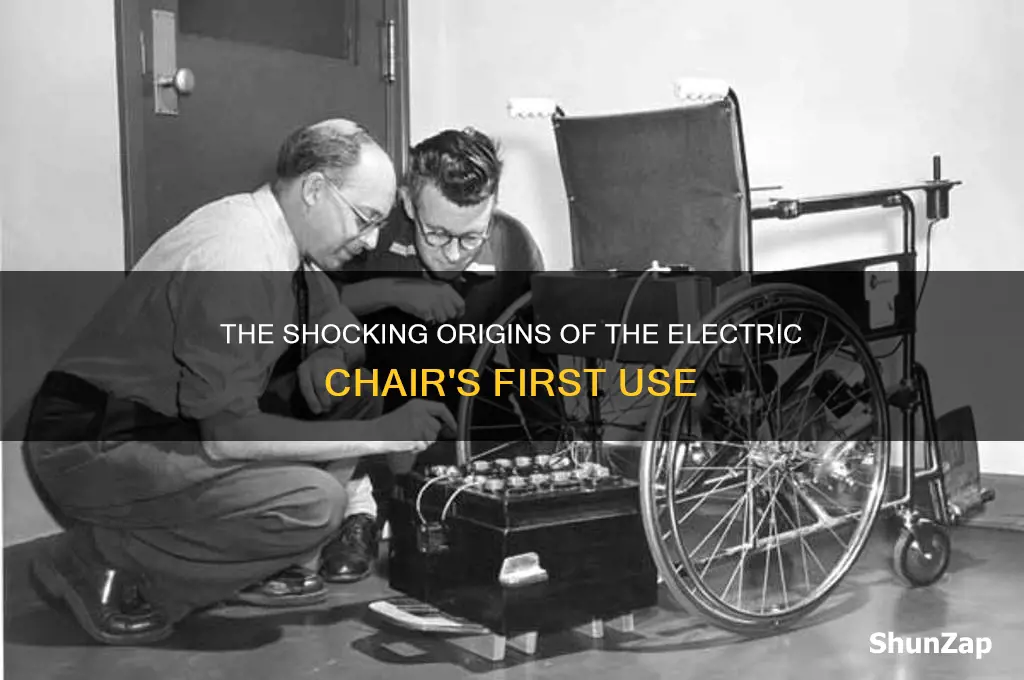 what started use the electric chair