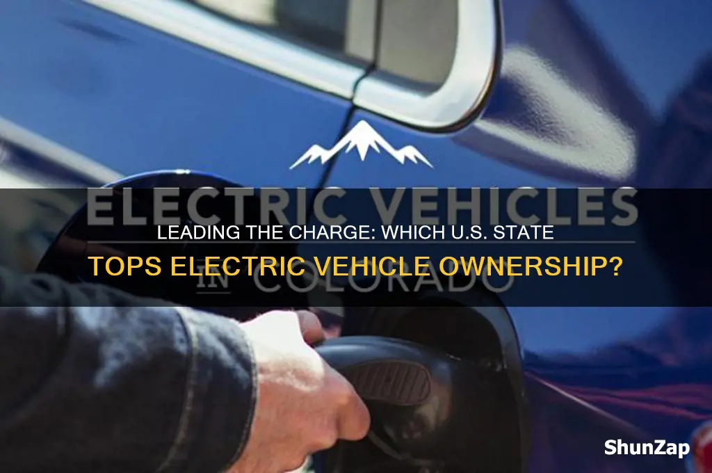 what state has the most electric cars