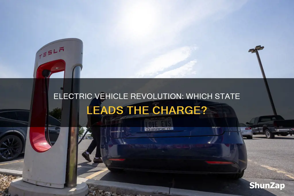 what state has the most electric vehicles