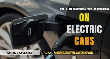 Which State Proposed a $1000 Tax Surcharge on Electric Cars?