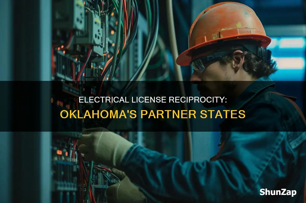 what state reciprocate with oklahoma electrical license