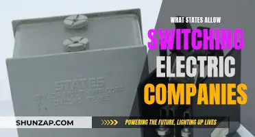Switching Electric Companies: States Offering Consumer Choice