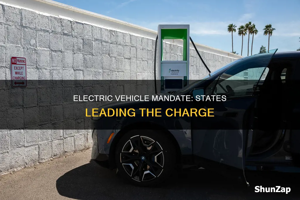 what states are requiring electric vehicles