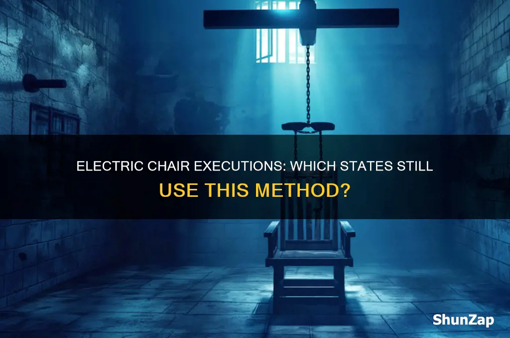 what states have death by electric chair