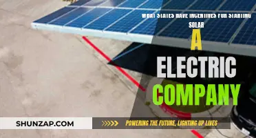 Lucrative Solar Incentives: States for Starting Electric Companies