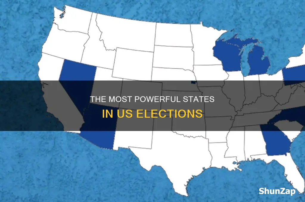 what states holds the most electrical votes