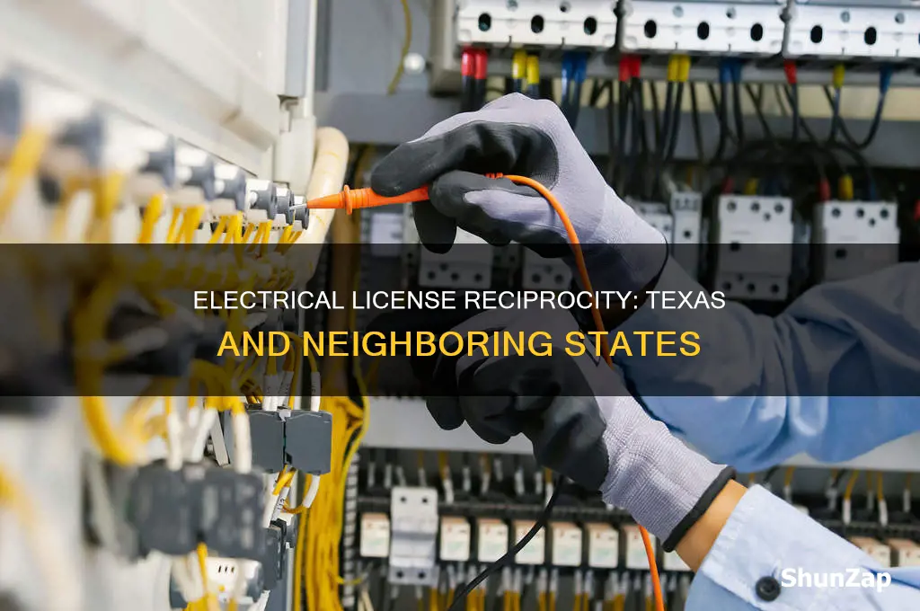 what states reciprocate electrical license with texas