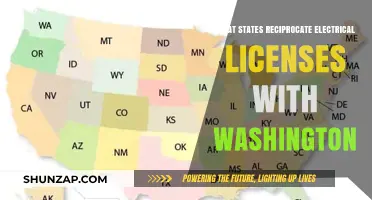 Electrical Licenses: States Reciprocating with Washington
