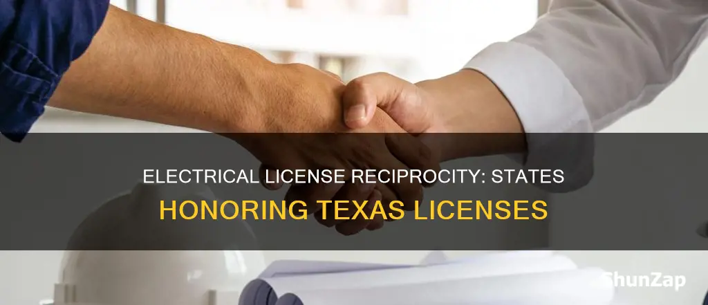 what states reciprocate with texas electrical license