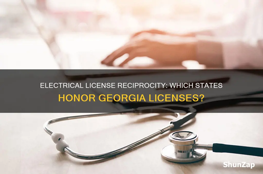 what states reciprocity with georgia electrical license