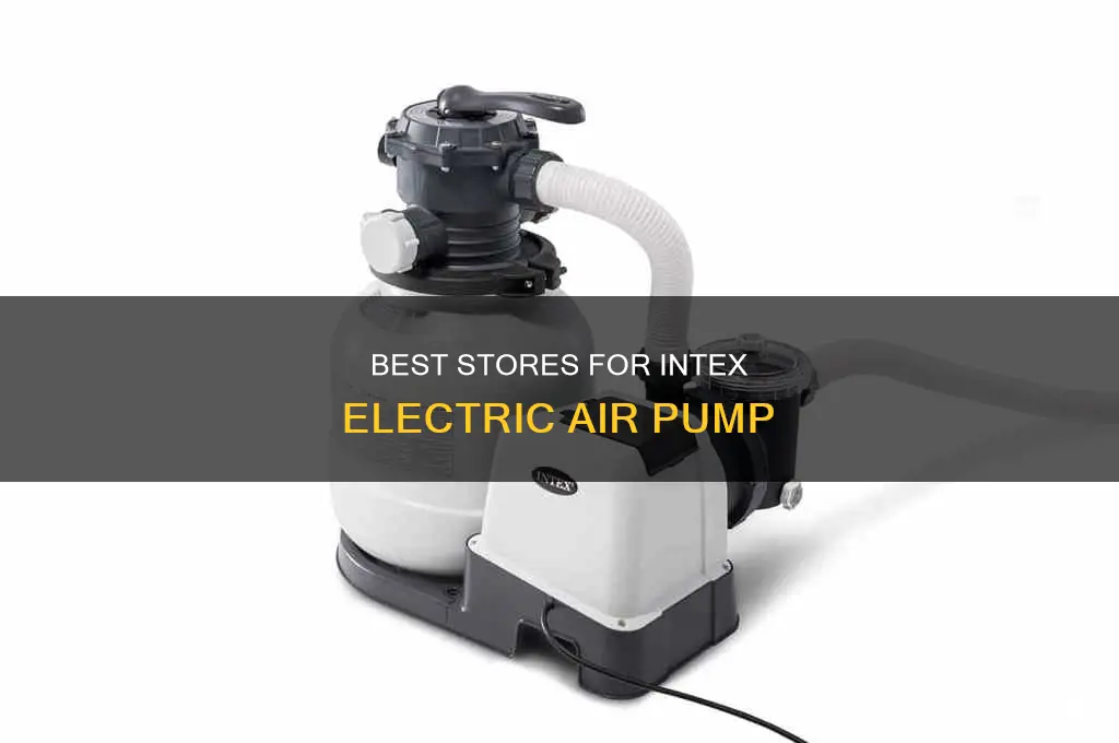 what stores sell intex electric air pump