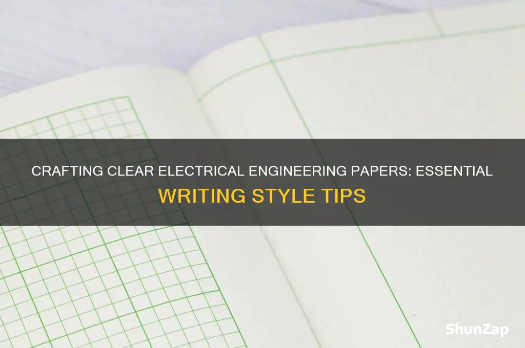 what style should be used when writing electrical engineering papers