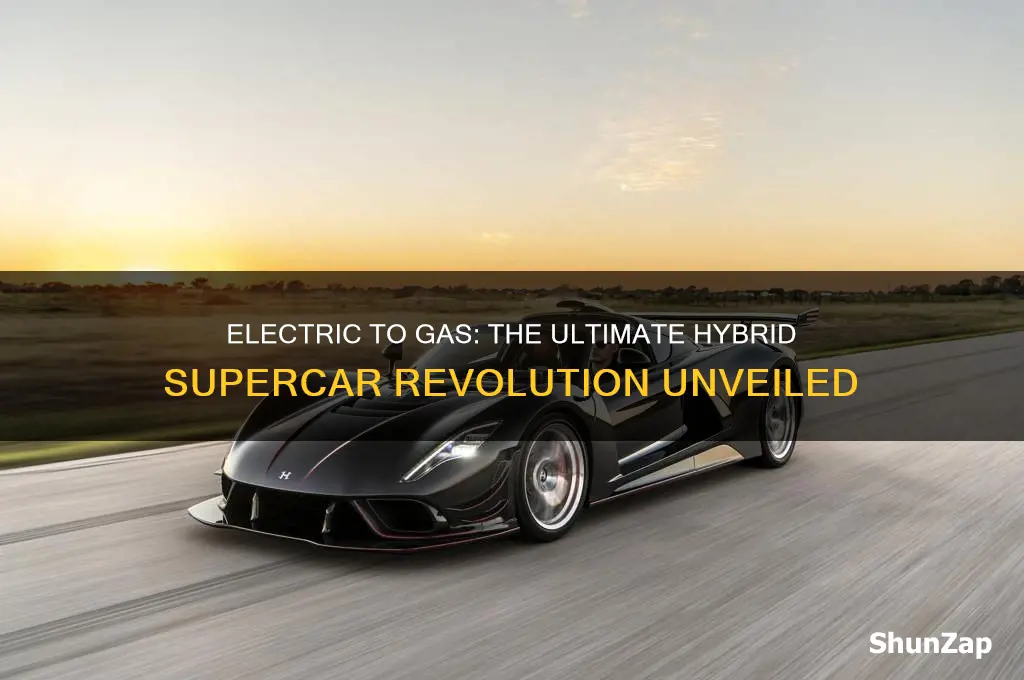 what super car that goes from electric to gas