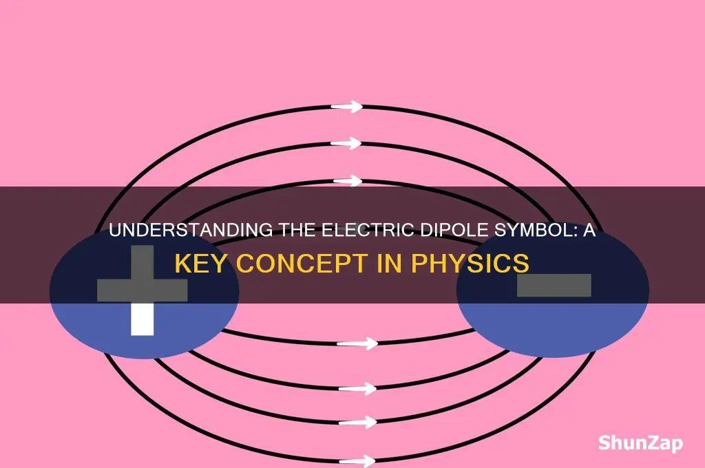 what symbol is used for electric diapole