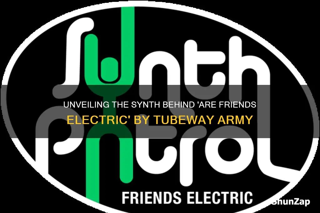 what synth used on are friends electric