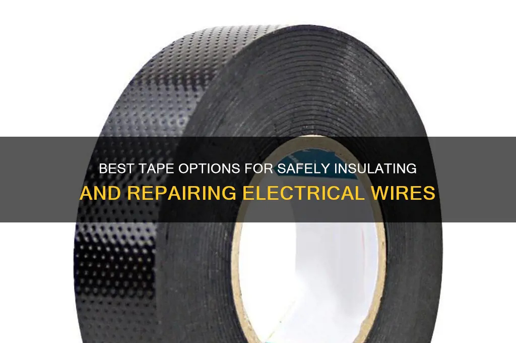 what tape can you use on electrical wires