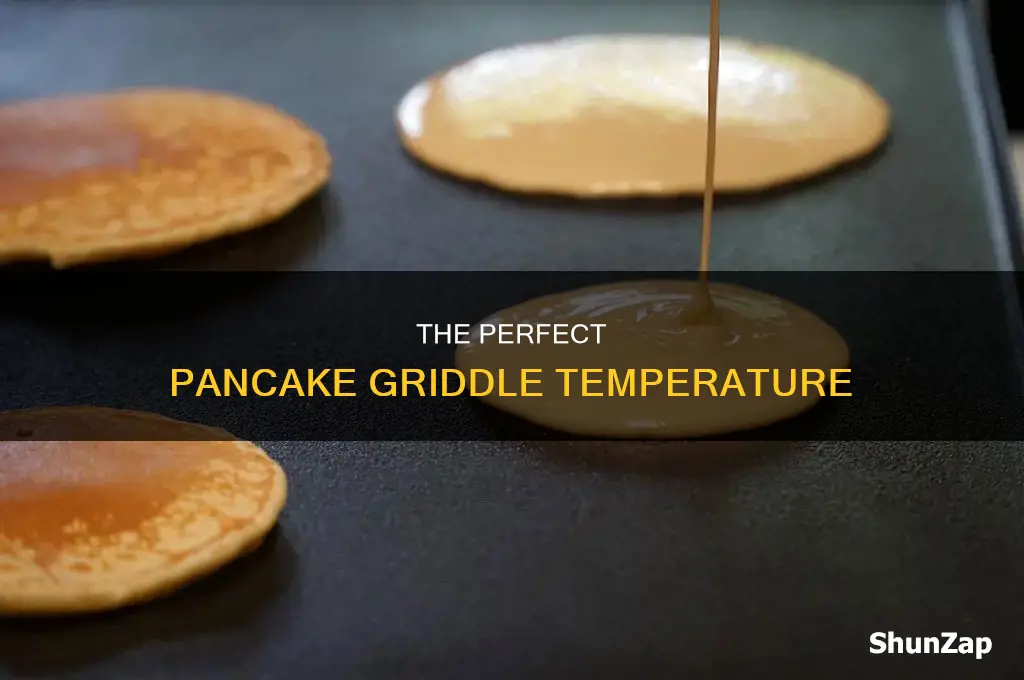 what temp does electric griddle for pancakes