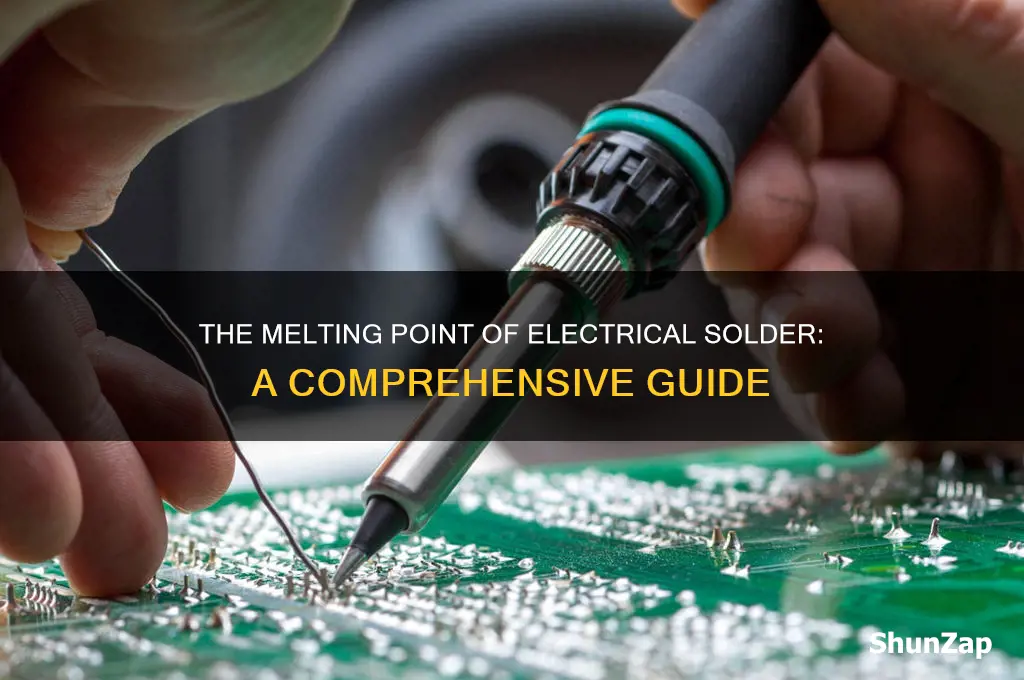 what temp does electrical solder melt at