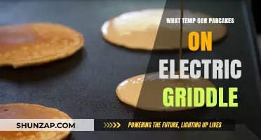 Perfect Pancake Temperature on an Electric Griddle