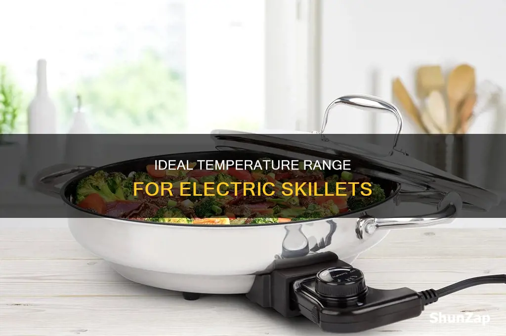 what temp is low on electric skillet