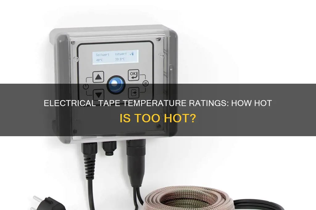 what temperature is electrical tape rated for