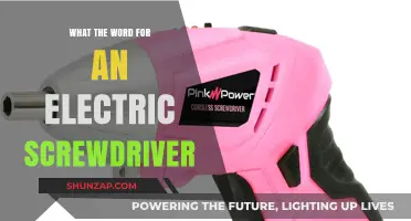 Electric Screwdrivers: What's in a Name?