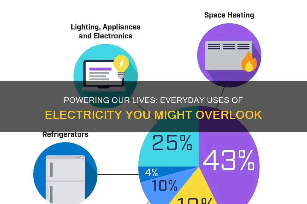 what things do we use electricity for