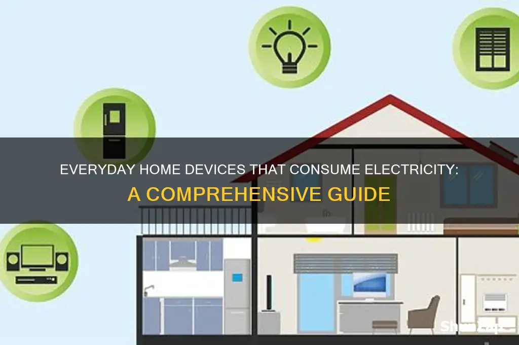 what things in your home use electricity