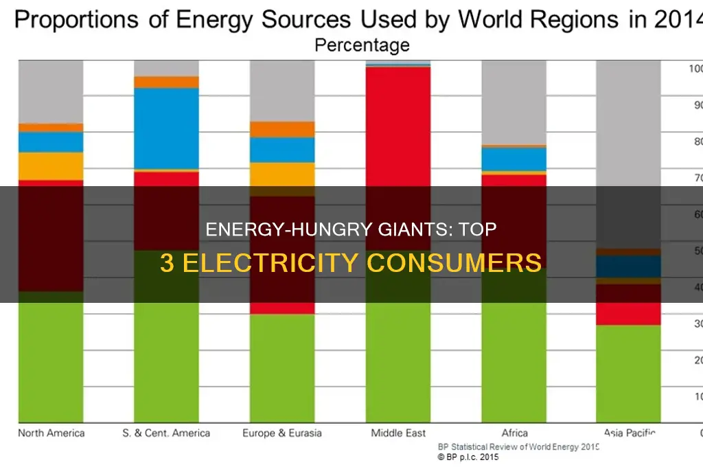 what three countries consume the most electricity