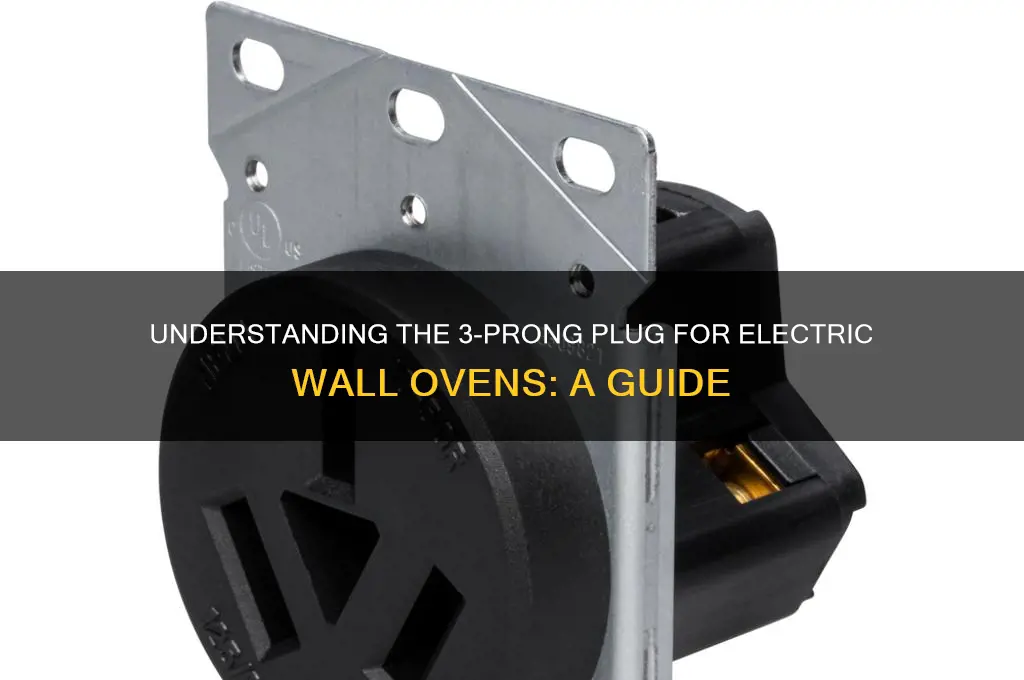 what three prong plug is used for electric wall ovens