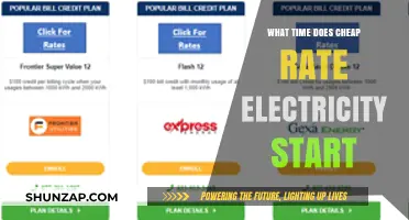 Best Time for Cheap Electricity Rates