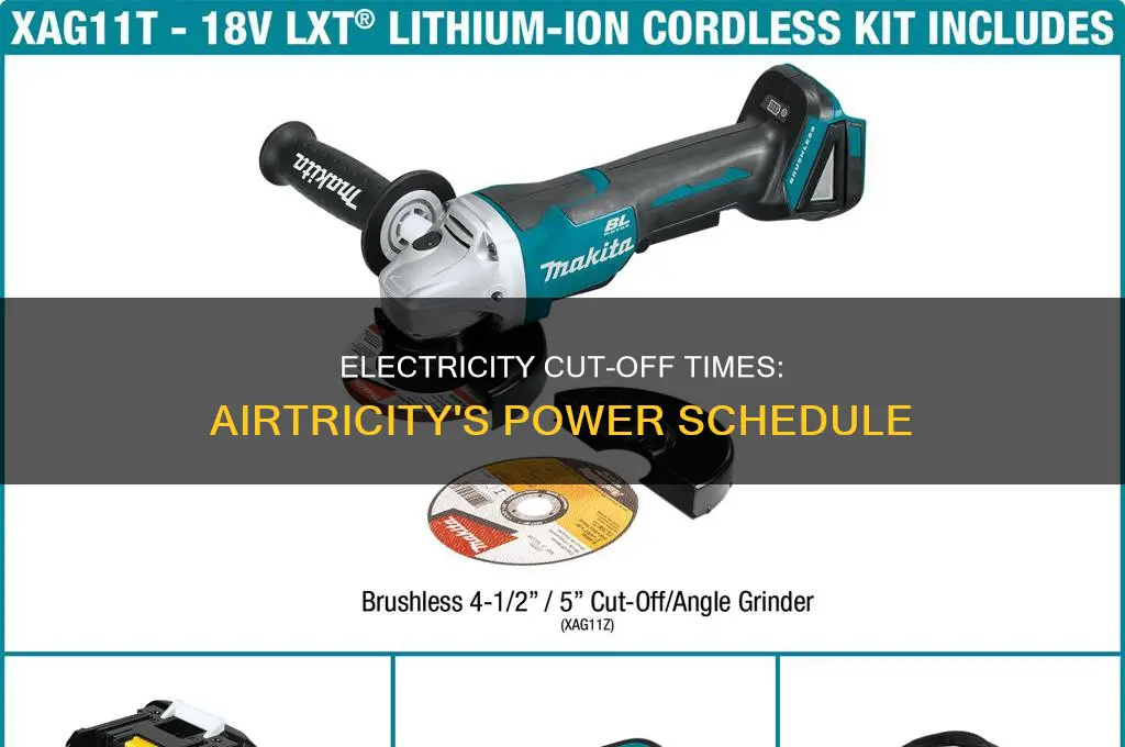 what time does electric cut off airtricity