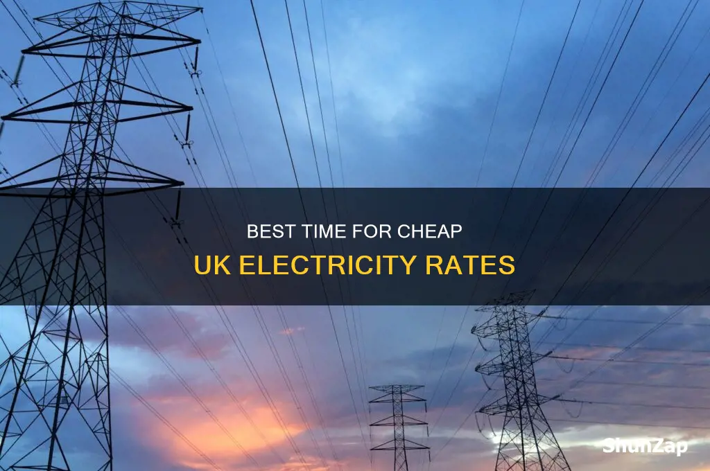 what time does electricity become cheaper uk