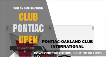 Electricity Club Pontiac: Opening Hours and More