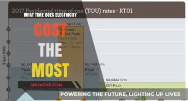 Electricity Costs: When Does it Cost the Most?