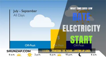 Best Time for Low-Rate Electricity